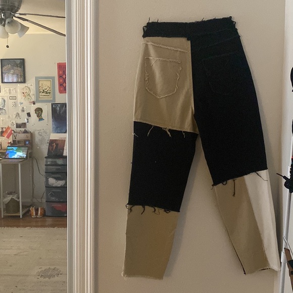 Color Block Pants - Picture 2 of 2